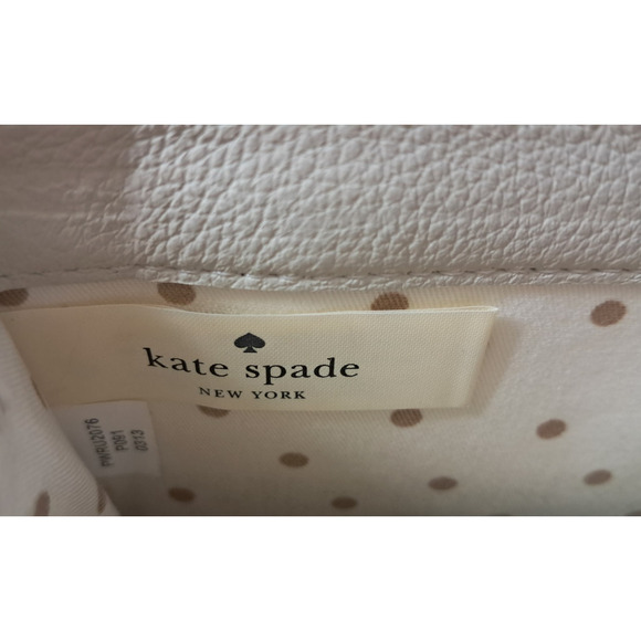 KATE SPADE Champagne Saffiano Leather Women's Zip Around Wallet - EUC - Picture 6 of 7
